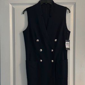 Tuxedo Dress Tommy Hilfiger NWT Navy Blue size 6